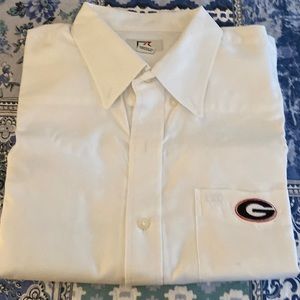 UGA Cutter & Buck long sleeve button down
